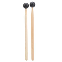 Drumsticks For Xylophone Rubber Head Mallets, Durable And Practical Solid Handles Polished Surface Warm Sound Good For Articulation Perfect Balance