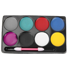 Water Based Face Paint Set For Kids With Vibrant Colors Excellent Coverage Non Toxic Face Makeup Kit Suitable For Halloween Carnival Cosplay And