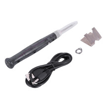 Snel opwarmende mini-soldeerpen voor elektrische componenten. Brede compatibiliteit. Gemakkelijk mee te nemen. Vervangt geïntegreerde schakelingen.
