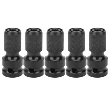 Adaptateur de douille à changement facile pour clé à chocs, éjecteur télescopique, convertisseur carré 1/2" vers hexagone femelle 1/4", avec