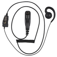 All Day Comfort Fit Swivel Earpiece Headset For Motorola Two Way Radios Noise Reduction Hands Free Operation Durable Build Compatible With XPR7580