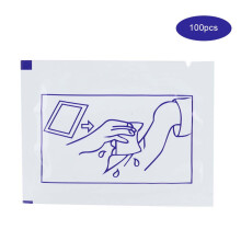 Conjunto de lenços umedecidos essenciais para tatuadores, embalagem individual para remoção precisa de marcas, lenços descartáveis com aroma