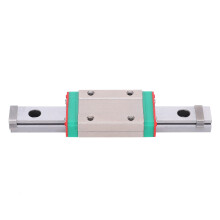Guia linear de alta precisão para máquina CNC com bloco deslizante MGN12H, construção em aço inoxidável tratado termicamente, características