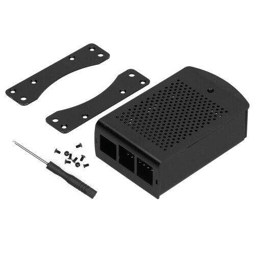 Aluminum Alloy Raspberry Pi Enclosure Black for Microcomputer 1