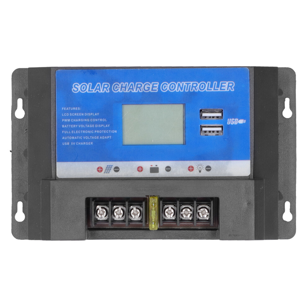 Auto Parameter Lcd Display Solar Charge Controller12v24v System With Overload Protection And3-Stage Pwm Charging For Intelligent Regulator Use 9028731904191