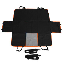 Water Resistant Dog Seat Cover For Cars, Back Seat Protector With Storage Compartments And Adjustable Straps Pet Hammock Universal Fit Comfortable