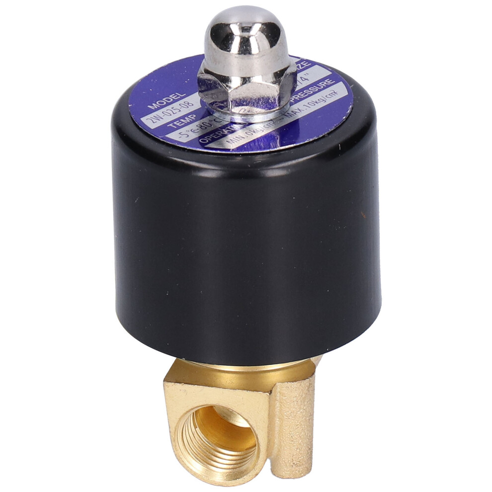 Corrosion Resistance Electric Solenoid Valve Normally Closed Design Durable Brass Efficient Operation Fluid Control Versatile Functionality 9370362756619