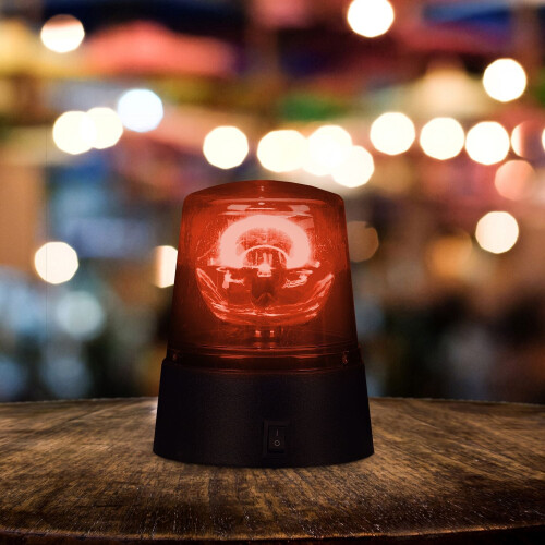 360 drehbare LED-Partylichter, Rot & Blau, 2er-Set 1