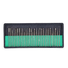 Brocas diamantadas para ferramentas rotativas com material abrasivo, brocas de formatos variados para fabricação de joias, lapidação, artesanato