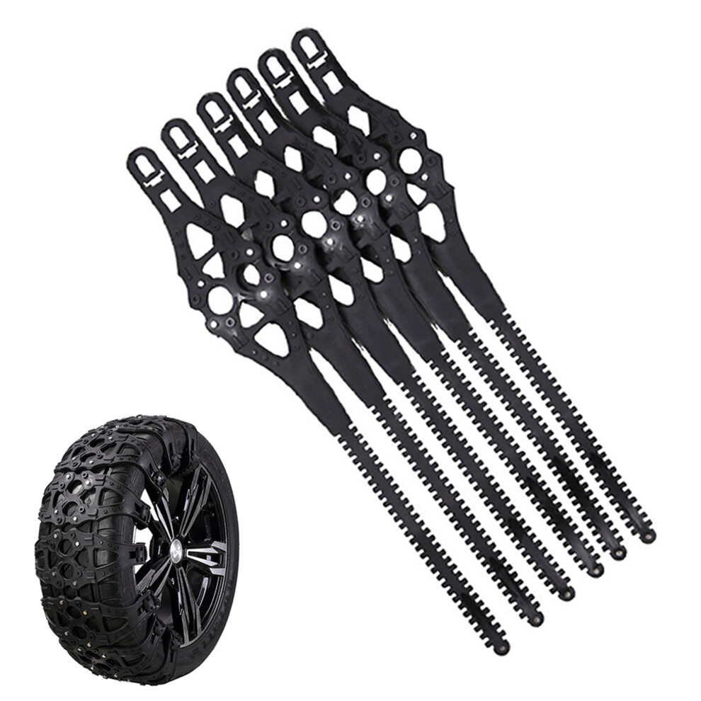 Snow Chains For Cars And Suvs, Strong Wear Resistant Tire Chain Quick Installation All Season Emergency Anti Skid Traction Aid For Sandy Muddy Icy 9049227910441