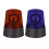 360 drehbare LED-Partylichter, Rot & Blau, 2er-Set 8