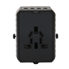 Universele Type-C AC-aansluiting met hoge snelheid, 2 USB-C- en 4 USB-A-poorten, universele voedingsadapter voor wereldwijd gebruik, meerdere