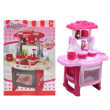 Kitchen Playset Toy Pretend Food With Sounds And Lights Interactive Play Kitchen Set Educational Water Circulation System Imagination And Creativity