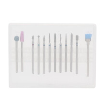 Versatile Nail Drill Bits Kit, Heat Resistant Tungsten Alloy Tools for Polishing Shaping and Carving, Safe Reliable and Easy to Install for DIY and
