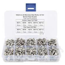 Durable Fasteners Corrosion Resistant Wide Applications Boxed Hardware Accessories Socket Head Cap Screws Hex Socket Bolts Stainless Steel Screws