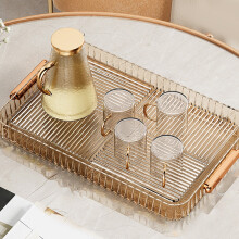 Transparent Plastic Water Drainage Tea Tray – Space Saving, Quick Dry