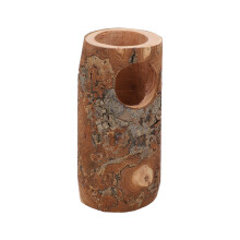 Hamster Tunnel Maze Natural Apple Wood Structure, Two Openings On The Side Wooden Hideout House For Small Animals Chinchilla Tunnel Toy Eco Friendly