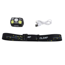 Waterproof Headlamp Super Bright LED Rechargeable Motion Sensor Adjustable Headband Multi Color Lighting Long Battery Life For Outdoor Enthusiasts