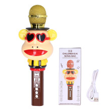 Micrófono de karaoke con conexión Bluetooth estable y tecnología DSP de alta calidad. Diseño con reducción de ruido para una voz nítida.