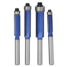 High-Quality Flush Trim Router Bit Set With Heat Resistant Coating Designed For Smooth Cuts In Versatile Wood Projects