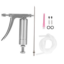 High Efficiency Livestock Syringe With Not Easy To Rust Build And Ergonomic Design Optimized For Daily Farm Usage