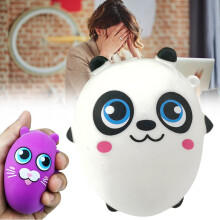 Myk Panda Stresslindrende Leke Klemball Autisme Sensoriske Leker Sakte Rising Squishy Multifunksjonell Dekompresjonsleke for Barn Voksne Justerbar