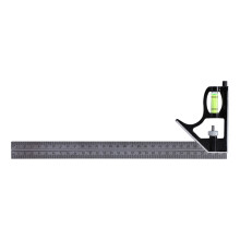 Ensemble d'outils de mesure pour la menuiserie et le travail du bois, règle combinée réglable avec lame en acier inoxydable et tête en alliage,