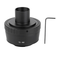 Teleskop til NX-fatning Objektivkonverter Indvendig og ydre ringdesign Let i vægt Solid forbindelse Ingen slør eller vrikninger Tillader montering