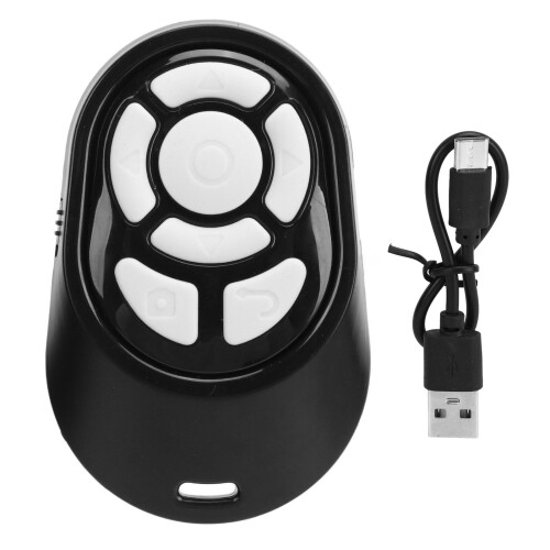Ergonomic Bluetooth Remote Ring, Remote Page Turner Camera Shutter Remote Wireless Remote Control Multi Purpose Remote Portable Remote Control for