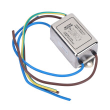 Filtre EMI 10 A, dispositif de réduction du bruit d'alimentation, système anti-interférences compact pour équipements médicaux.