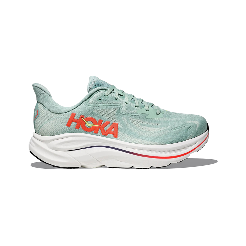 Hoka Clifton 10 Trainers Sage Neon Flame Uk 9