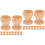 20St Eierhouders Khaki DIY Stevig En Speelgoed 5