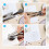 Book Embosser Personalized Wildflower Book Pattern Book Stamp Durable Library Stamp with Handle Set for Books Library Envelopes Documents Invitation 4