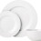 Kitchen Dinnerware Set, Microwave and Dishwasher Safe, Plates, Bowls, Service for 6, 18-Piece, White 3