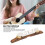 Rosewood Height-Adjust Archtop Bridge, Bone Saddle 5