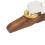 Rosewood Height-Adjust Archtop Bridge, Bone Saddle 8