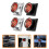 12Pcs Small Car Hooks Adhesive Wall Hanging Holders Assorted Colors 3