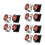 12Pcs Small Car Hooks Adhesive Wall Hanging Holders Assorted Colors 10
