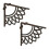 Shelf Brackets, Mandala Design, Cast Iron, Set of 2 6
