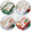 12Pcs Assorted Color Cake Boxes Candy Biscuit Holders White Cardboard 6