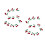 2Pcs Simulation Waxberry Model Assorted Color Decorative Fruit String 8