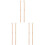 6Pcs Professional Percussion Drum Sticks Felt Head Multi-Purpose 3