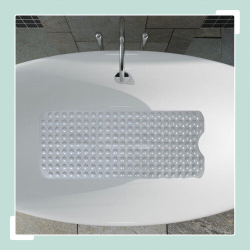 Anti-Slip Bathtub Mat with Massage Effect, Large 2