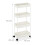 Carrello con ruote a 4 livelli, contenitore multiuso 3