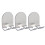 6Pcs Portable Silver Hanger Punch-Free Wall Hook for 9