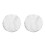 2Pcs Car Spare Tyre Covers Silver Waterproof Uv Protectors Durable 2