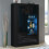 Display Cabinet Arcadia 140cm - Black with Gloss Doors and LED Lights 1