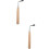 2Pcs Reliable Handheld Piano Tuning Spanner Tool Metal Instrument 8