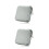 2Pcs Silver Plastic Cd Organizer 40 Disc Wallet Storage Case 7