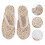 1St Anti-Slip Witte Slipper Dames Strand En Thuis 9
